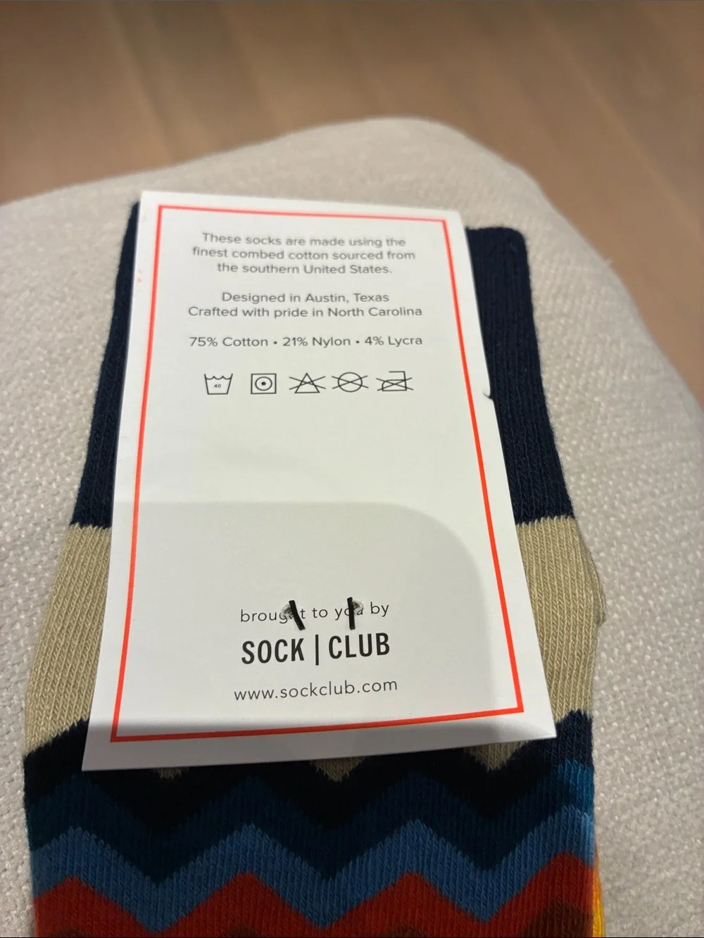 Sock club tan casual